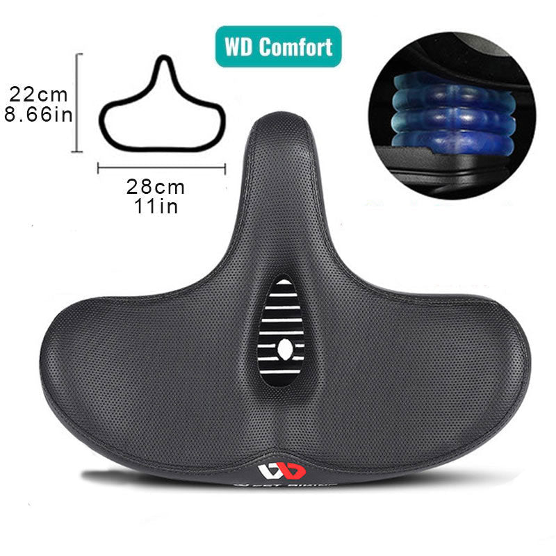 RideZen - Sella per bicicletta extra large, ergonomica, confortevole e traspirante