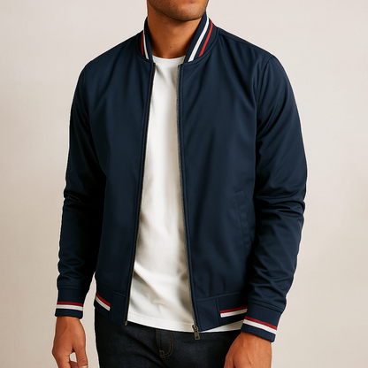 Marceau - Giacca sportiva primavera per uomo | Bomber con zip e protezione dal vento