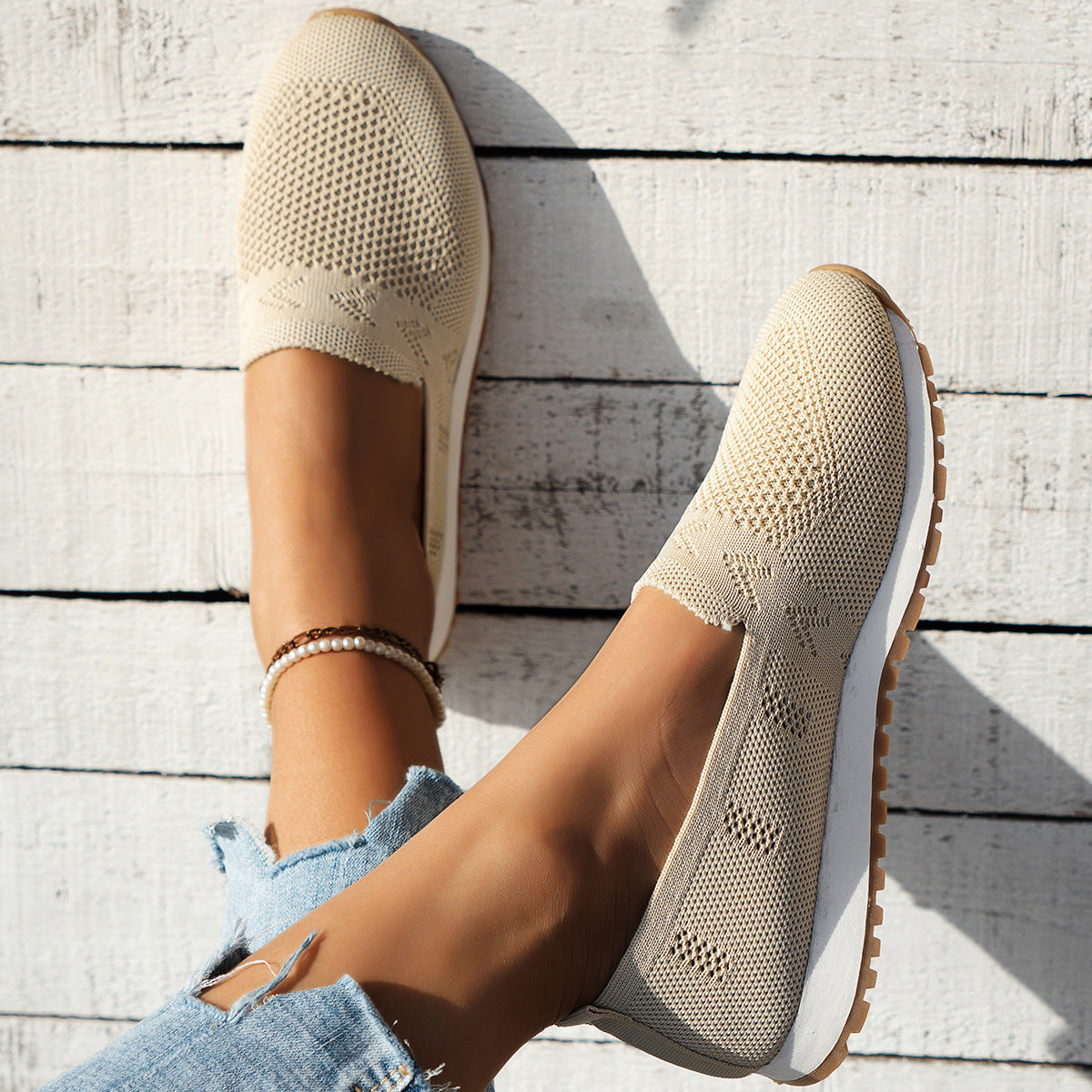 Maëvora - Scarpe Slip-On Ortopediche e Traspiranti per un Comfort Ottimale durante Lunghe Passeggiate e Gite in Città