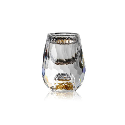 Kinverre - Bicchiere per Sake Giapponese con Foglia d'Oro Applicata a Mano