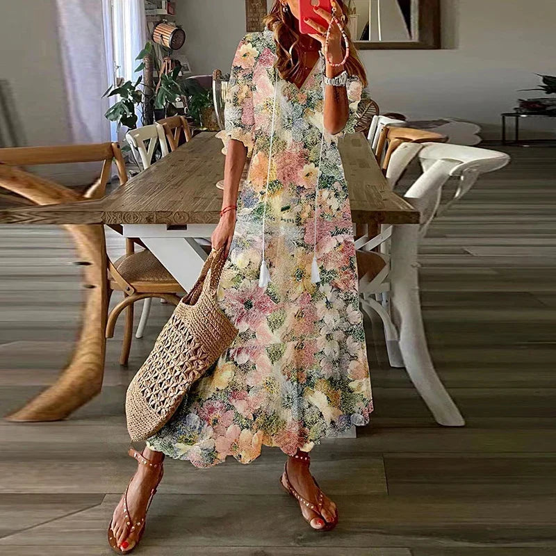 Sandrina - Maxidress Bohemien