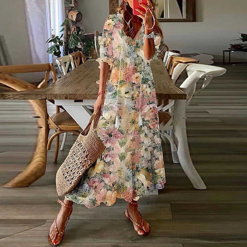 Sandrina - Maxidress Bohemien