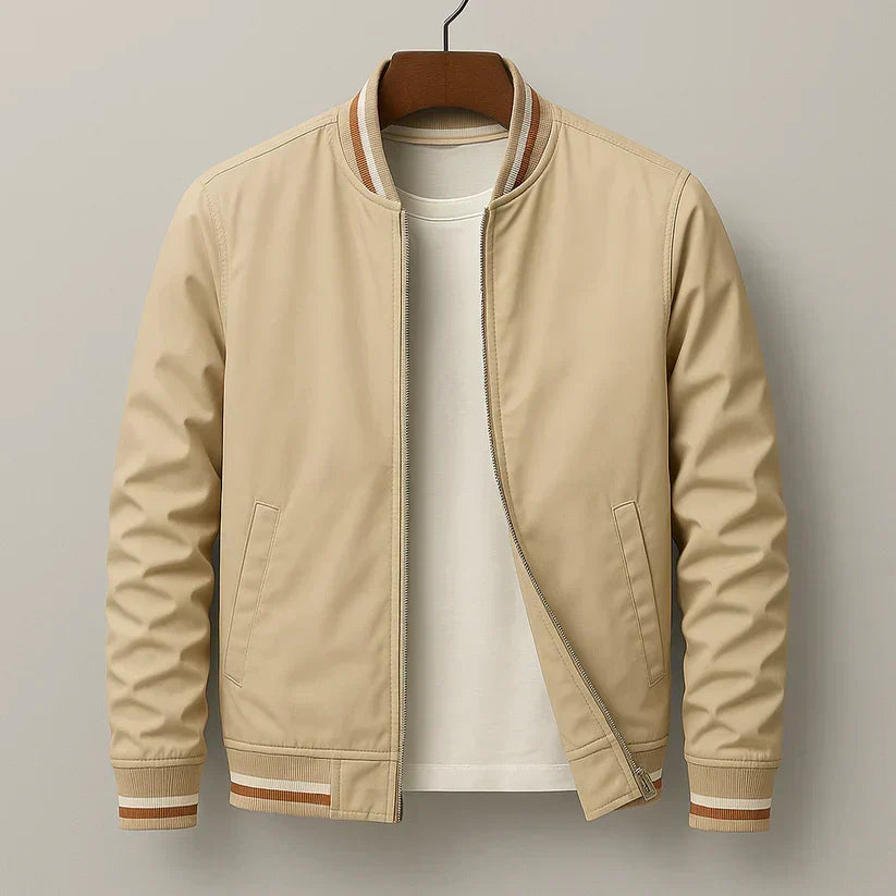 Marceau - Giacca sportiva primavera per uomo | Bomber con zip e protezione dal vento