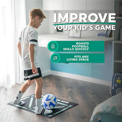 Trainix - Tappeto da allenamento professionale per calcio e programma di allenamento video interattivo