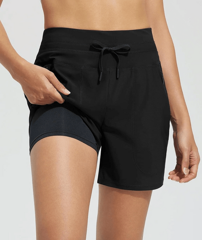 Shorts sportivi per donne – Pantaloni comodi per il tempo libero e l'allenamento con tasche