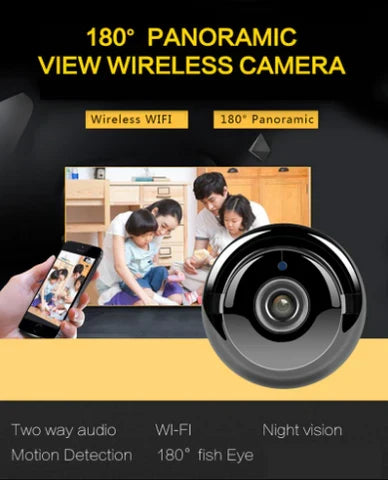 Sécuria - Telecamera di sicurezza WiFi EchoCam 1080P con visione notturna