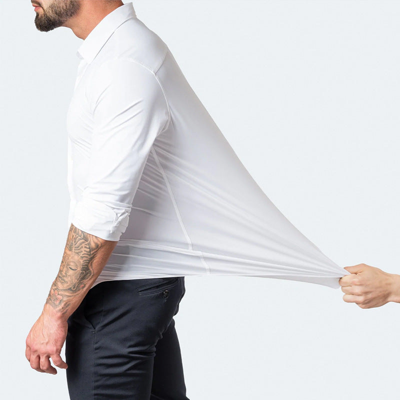 Pascal - Camicia Stretch per Uomo - Antirughe - Edizione Estiva