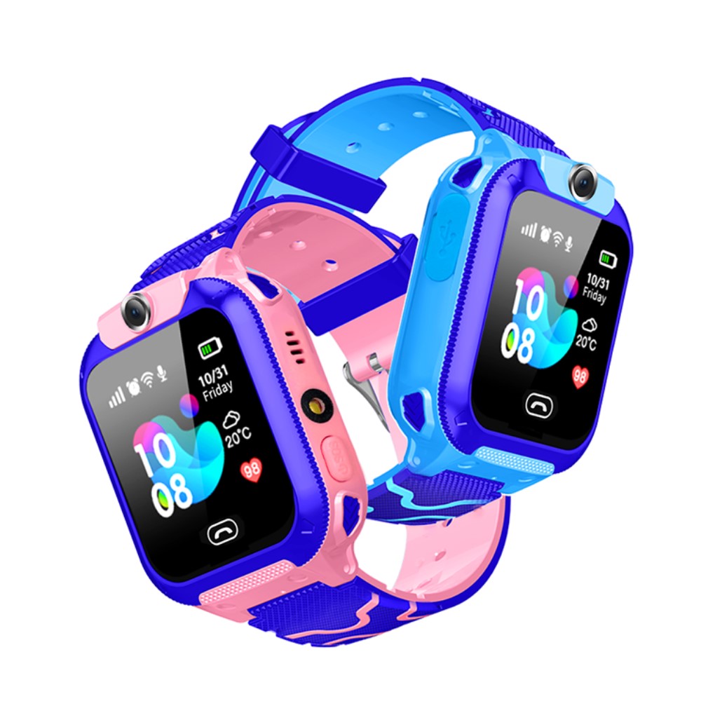 Alervia - Smartwatch per bambini con GPS, fotocamera, chiamate e tasto SOS