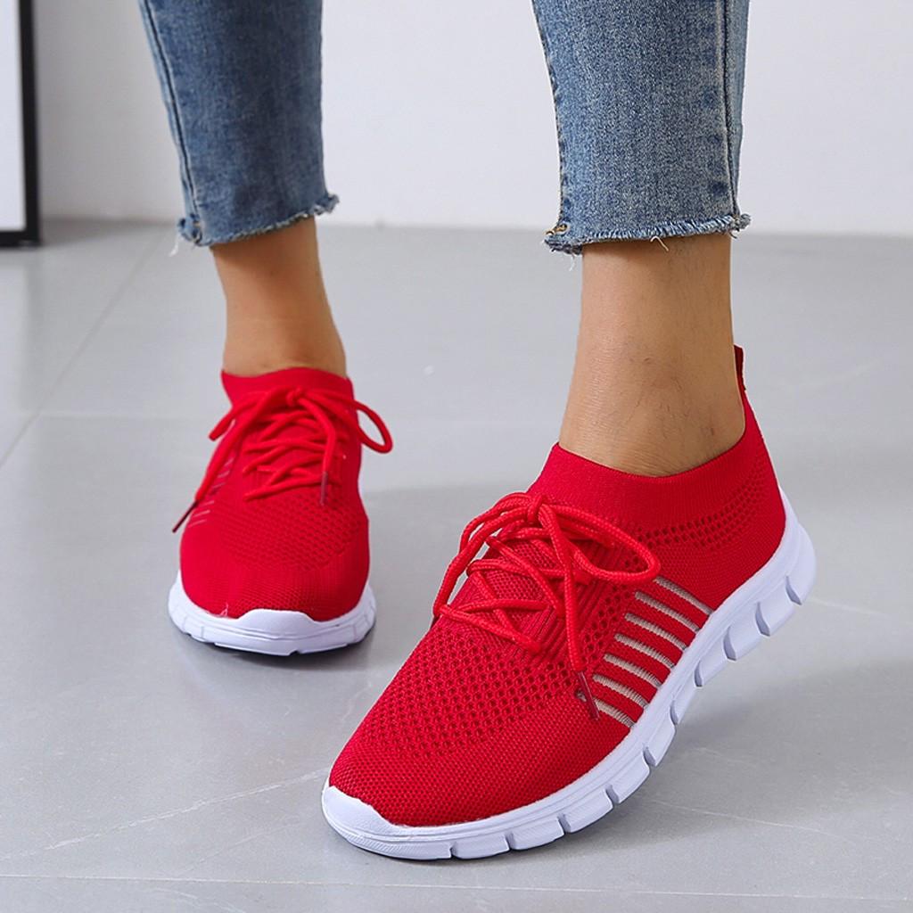 Sneaker da donna traspiranti con suola in memory – Scarpe leggere in mesh per il quotidiano e il comfort