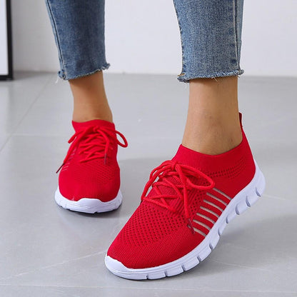 Sneaker da donna traspiranti con suola in memory – Scarpe leggere in mesh per il quotidiano e il comfort
