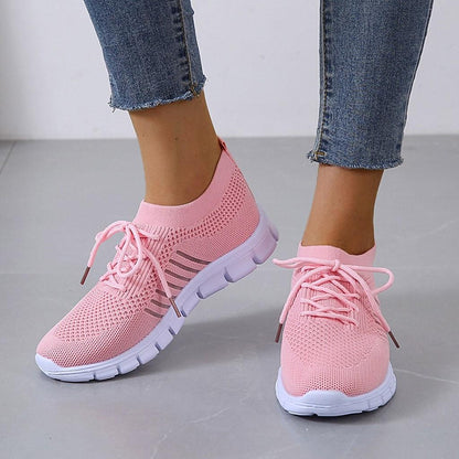 Sneaker da donna traspiranti con suola in memory – Scarpe leggere in mesh per il quotidiano e il comfort