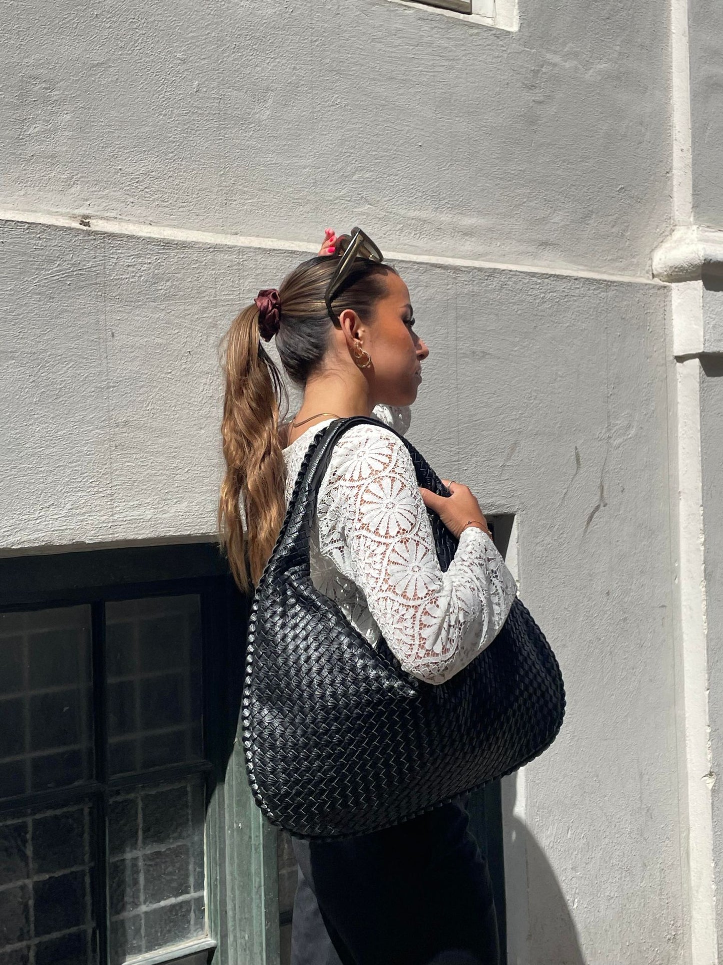 Maristelle - La borsa da shopping intrecciata indispensabile – Borsa a tracolla per donne
