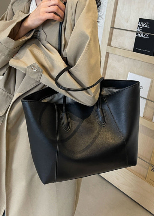 Ambrilys - Grande Shopper Classico in Pelle Vegana per Donne
