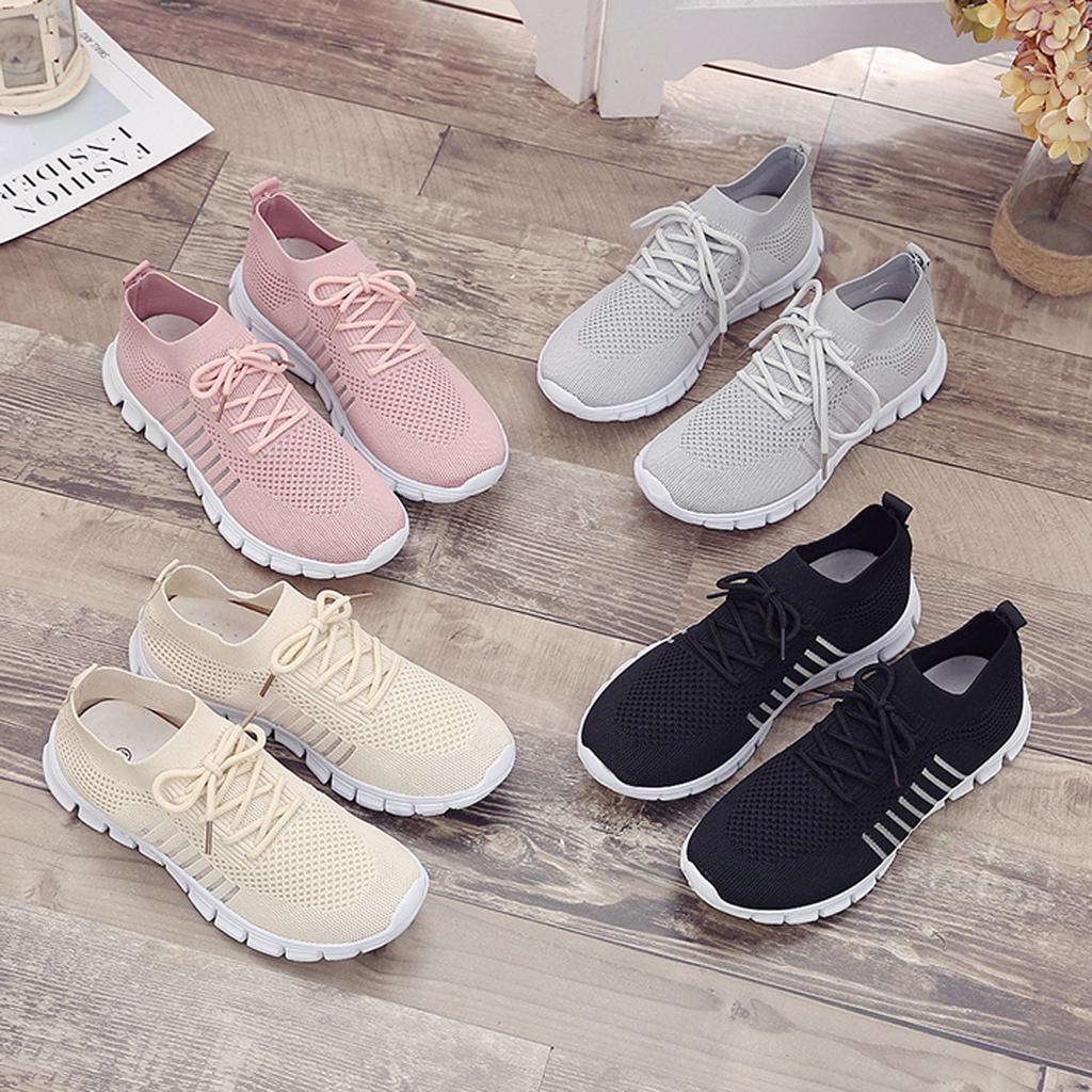 Sneaker da donna traspiranti con suola in memory – Scarpe leggere in mesh per il quotidiano e il comfort