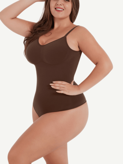 Body modellante con spalline a spaghetti – Seamless Shapewear per donne in elegante vestibilità