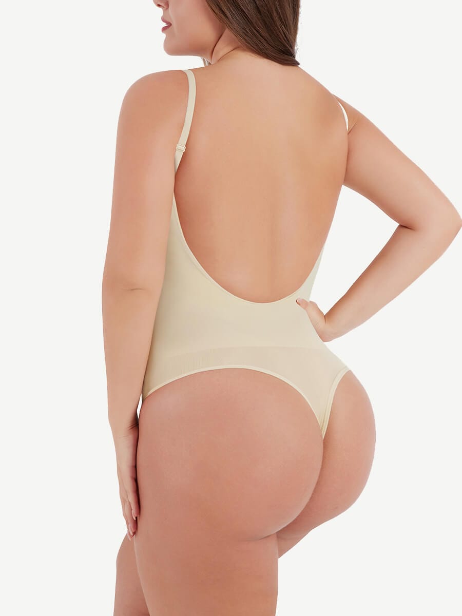 Body modellante con spalline a spaghetti – Seamless Shapewear per donne in elegante vestibilità