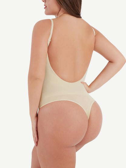 Body modellante con spalline a spaghetti – Seamless Shapewear per donne in elegante vestibilità