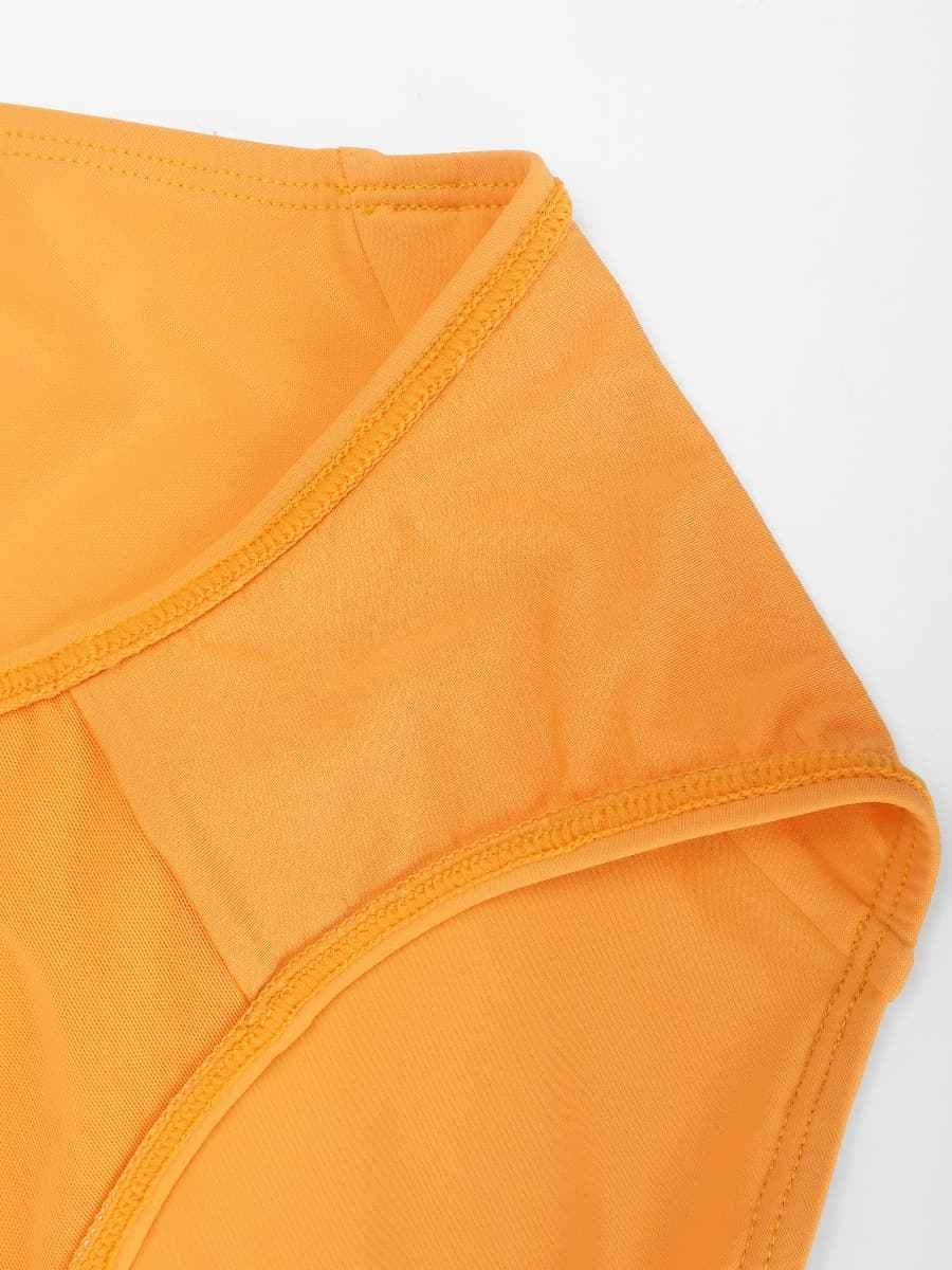 Costume da bagno modellante con scollatura a V e schiena scoperta – Elegante monokini modellante per donne