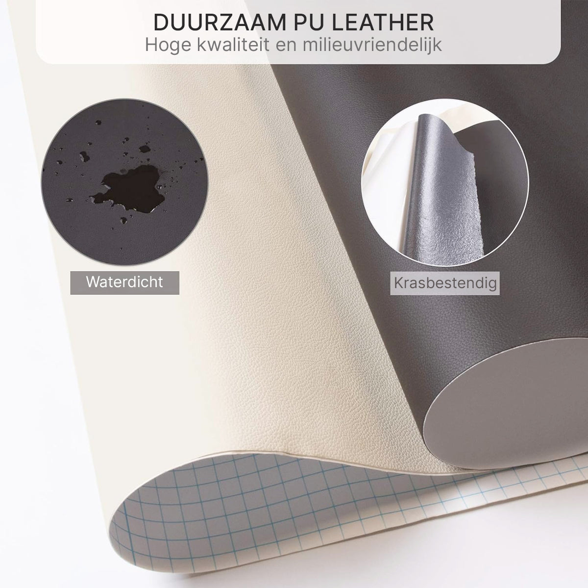 Fixel - Patch di riparazione in PU cuoio autoadesivo – Impermeabile e Resistente