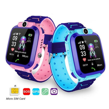 Alervia - Smartwatch per bambini con GPS, fotocamera, chiamate e tasto SOS