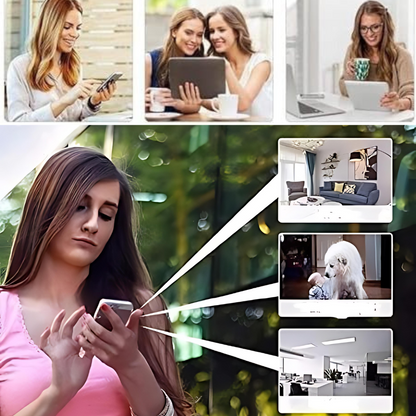VigiFamille - Telecamera di sicurezza WLAN 1080P senza fili | Controllo intelligente tramite app | Sicurezza per la famiglia e i cari