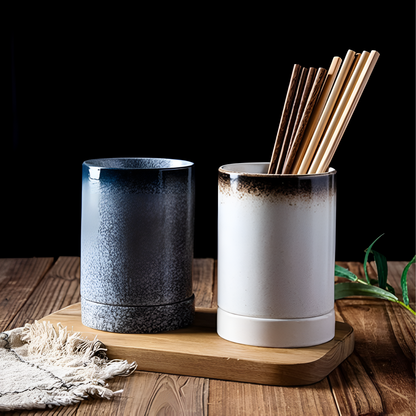 ClayAura - Portaposate in ceramica fatto a mano