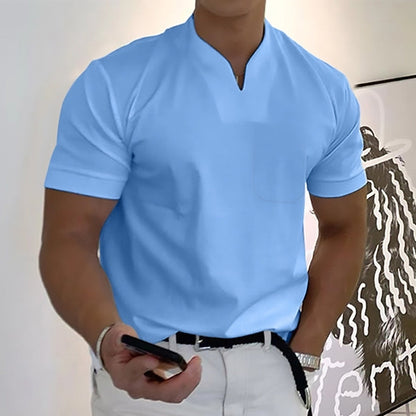 Honoré - T-Shirt da Uomo Business & Sport con Maniche Corte