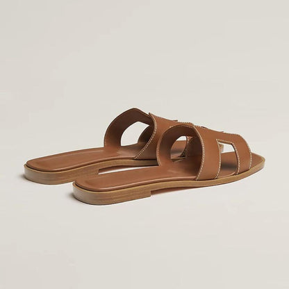Eleganti Sandali Slide per Donna con Design a Cut-Out – Pantofole Estive Piatte