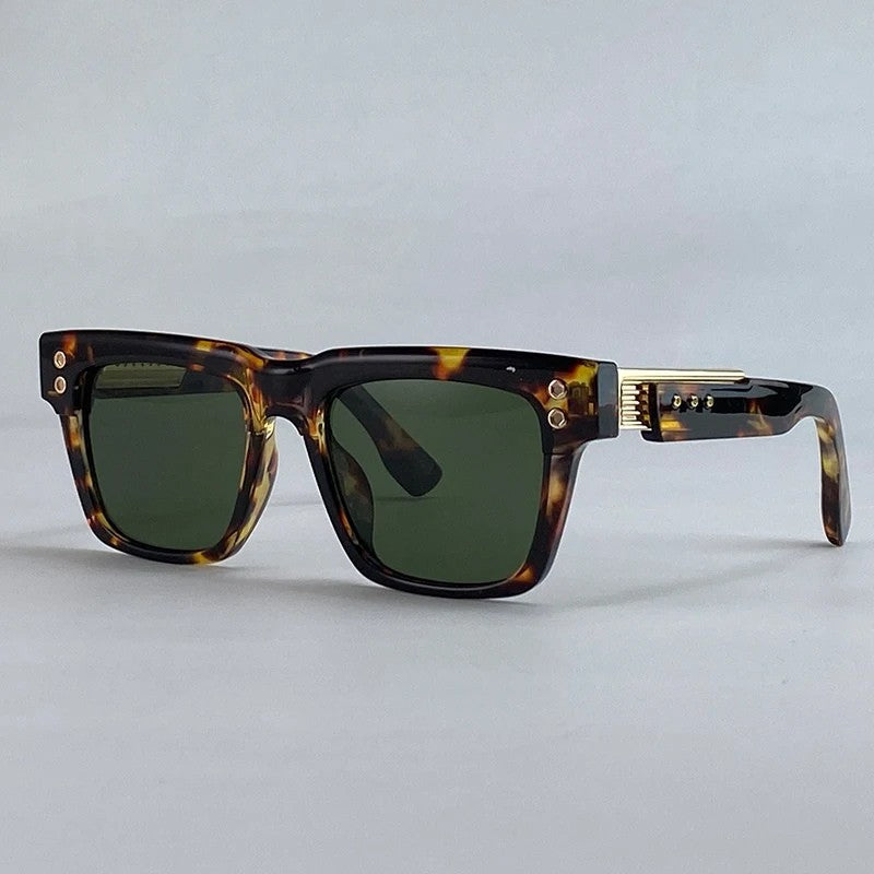 Occhiali da sole premium per uomini in design retro – Protezione UV400 & occhiali dichiarativi alla moda