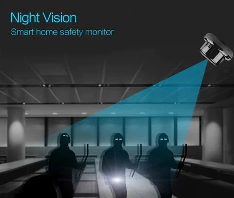 Sécuria - Telecamera di sicurezza WiFi EchoCam 1080P con visione notturna