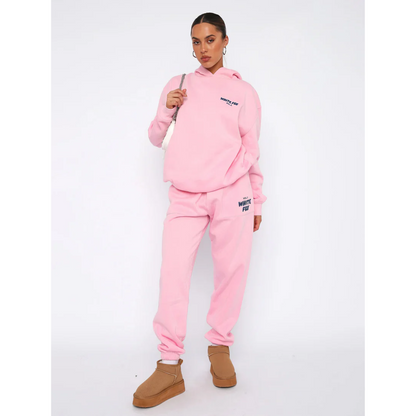 Félicie - Set di tute sportive casual per donne | Felpa con cappuccio & Pantaloni da jogging | Morbido rivestimento in fleece