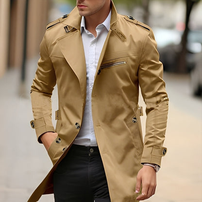 Elric - Elegante Trenchcoat per Uomini