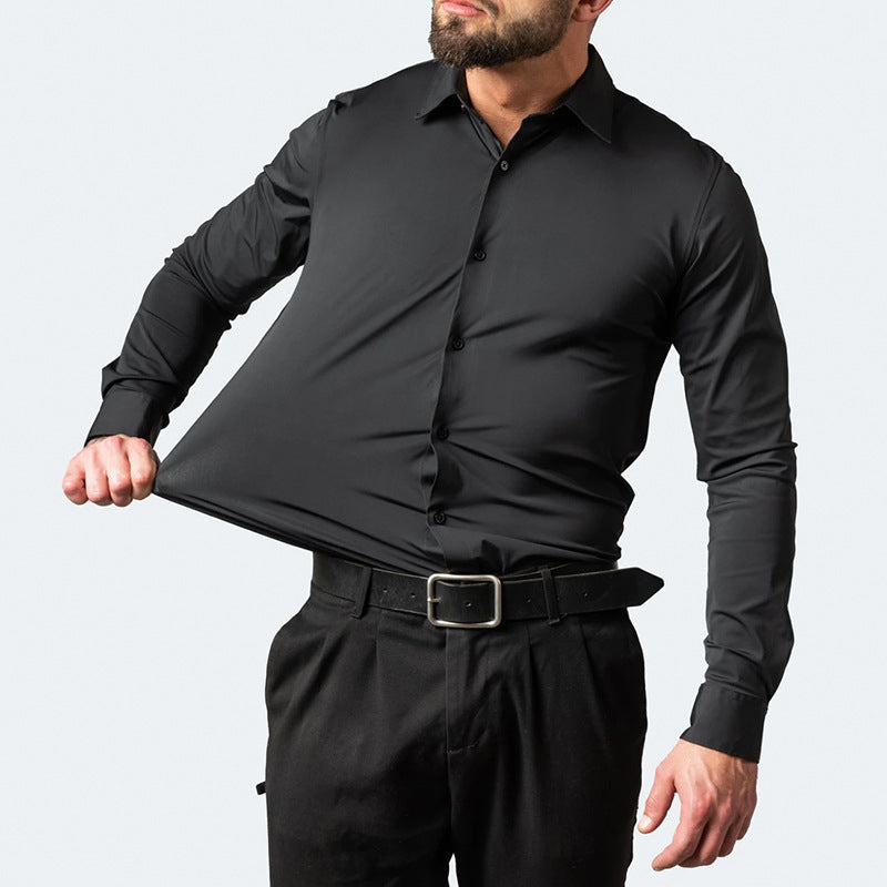 Pascal - Camicia Stretch per Uomo - Antirughe - Edizione Estiva