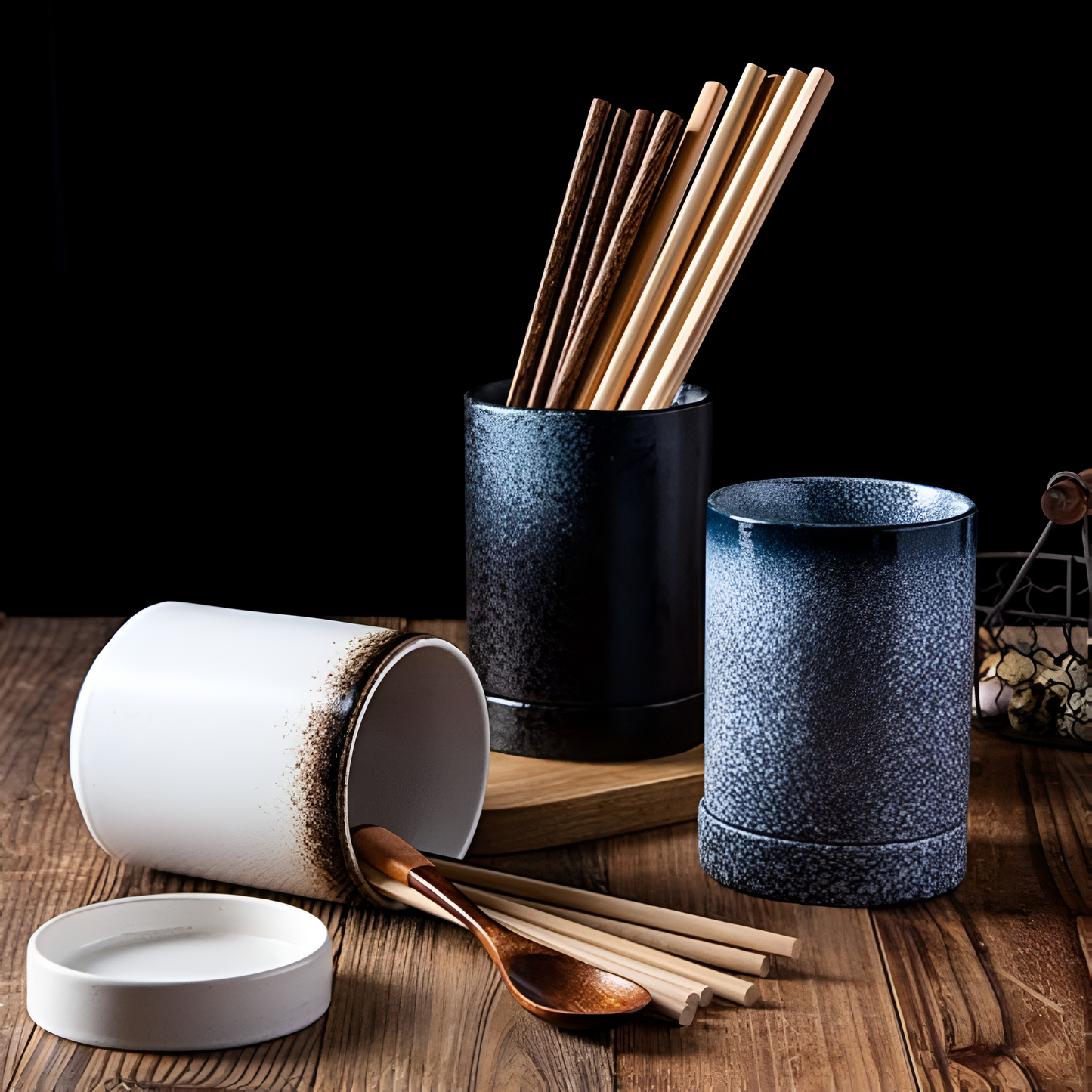 ClayAura - Portaposate in ceramica fatto a mano