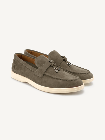 Elegante Slip-On Loafer per donne in camoscio – Comodo, Leggero & Stilosamente