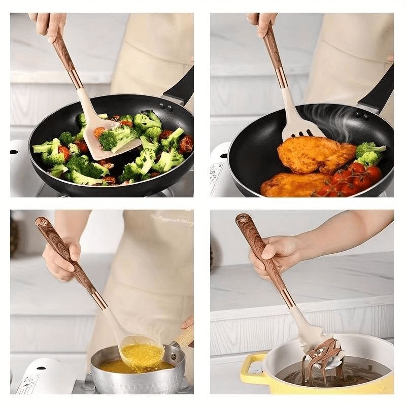 Auralis - Set da Cucina in Silicone di Lusso – 10 Pezzi
