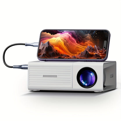 Luxivue - Mini-Proiettore Ultra Luminoso 3000 Lumen – Portatile, HDTV & USB, Ideale per Home Theater e Uso Esterno