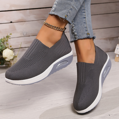 Sneaker ortopediche Slip-On per donne – Suola ad aria confortevole e alleviante