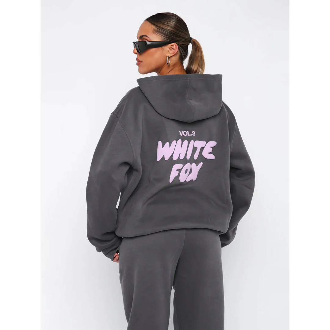 Félicie - Set di tute sportive casual per donne | Felpa con cappuccio & Pantaloni da jogging | Morbido rivestimento in fleece
