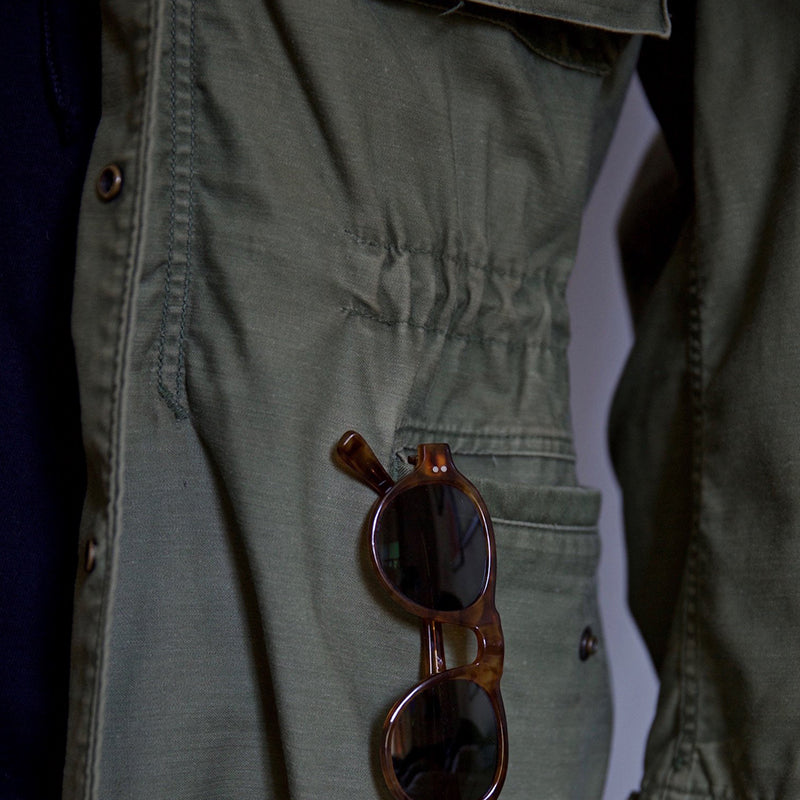 Nathan - Giacca Militare Elegante in Verde Scuro per Uomini | Design Senza Tempo