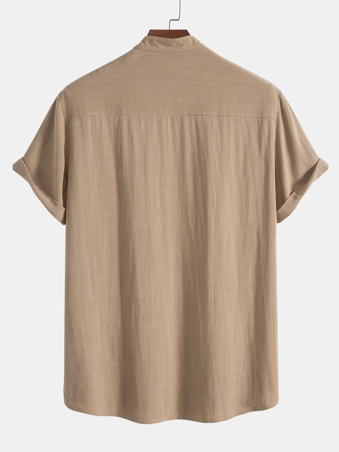 Set estivo leggero composto da camicia e pantaloni per uomo – Outfit casual traspirante in misto lino