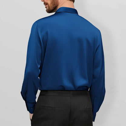 Théo - Camicia Mirabella, Antifreddo e Stretch per Primavera e Estate, Elegante per Uomini