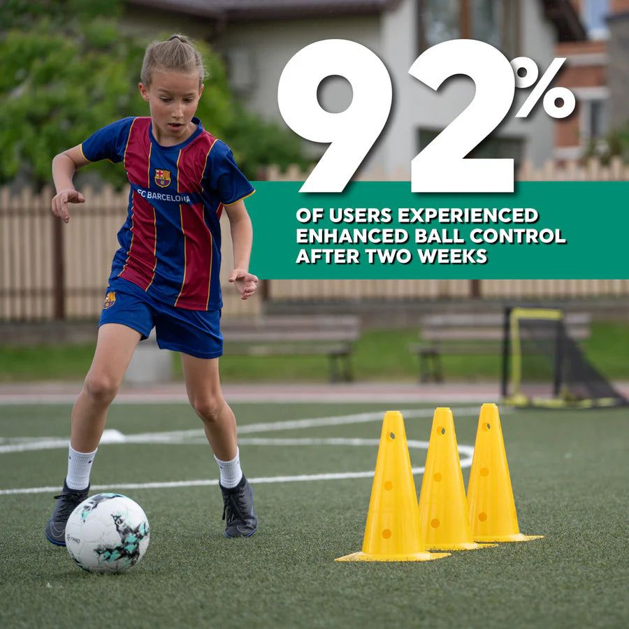 Trainix - Tappeto da allenamento professionale per calcio e programma di allenamento video interattivo