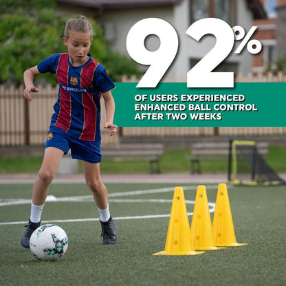 Trainix - Tappeto da allenamento professionale per calcio e programma di allenamento video interattivo
