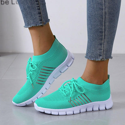 Sneaker da donna traspiranti con suola in memory – Scarpe leggere in mesh per il quotidiano e il comfort