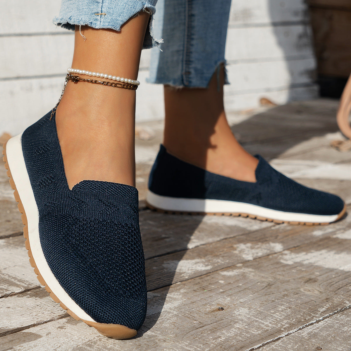 Maëvora - Scarpe Slip-On Ortopediche e Traspiranti per un Comfort Ottimale durante Lunghe Passeggiate e Gite in Città