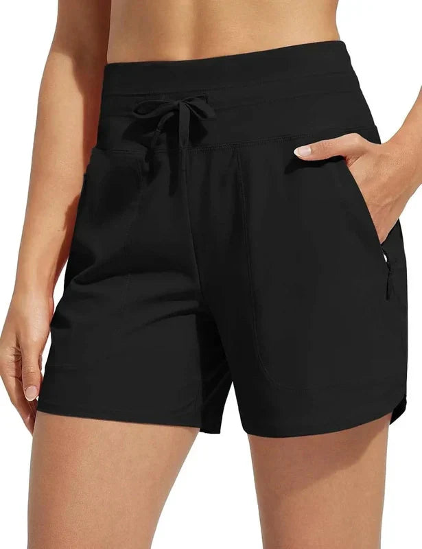 Shorts sportivi per donne – Pantaloni comodi per il tempo libero e l'allenamento con tasche