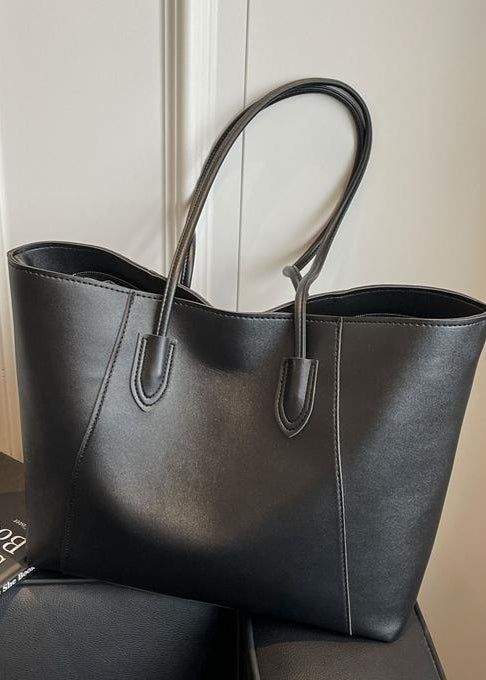 Ambrilys - Grande Shopper Classico in Pelle Vegana per Donne