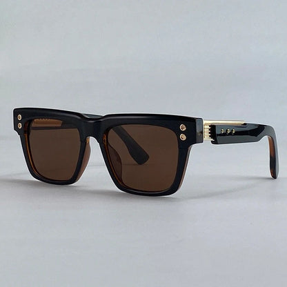 Occhiali da sole premium per uomini in design retro – Protezione UV400 & occhiali dichiarativi alla moda