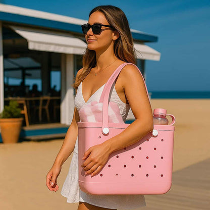Ariane - Borsa da Spiaggia & Borsa XL per il Weekend – Rosa Chiaro – Impermeabile e Resistente alla Sabbia